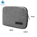 Organizer Small Travel Cable Organizer Bag for Hard Drives, Cables, Charger, USB, SD Card, Grey